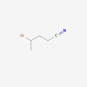 molecular formula C5H8BrN B080183 4-Bromovaleronitrile CAS No. 14470-12-3