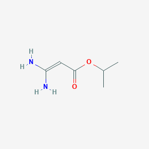 molecular formula C6H12N2O2 B8018399 Propan-2-yl 3,3-diaminoprop-2-enoate 