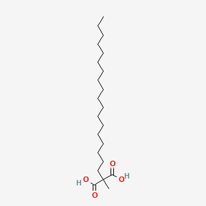 molecular formula C22H42O4 B8018411 2-Methyl-2-octadecylpropanedioic acid 