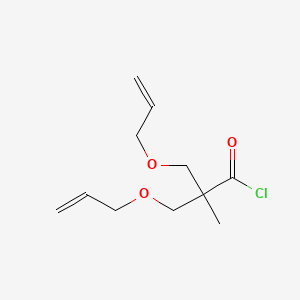 2-Methyl-3-prop-2-enoxy-2-(prop-2-enoxymethyl)propanoyl chloride