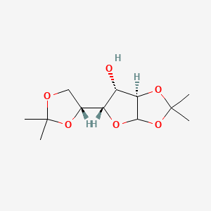 molecular formula C12H20O6 B8018484 1-O,2-O:5-O,6-O-Diisopropylidene-D-glucofuranose 