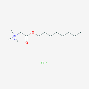 molecular formula C13H28ClNO2 B8018531 (Carboxymethyl)trimethylammonium chloride ester with 1-octanol 