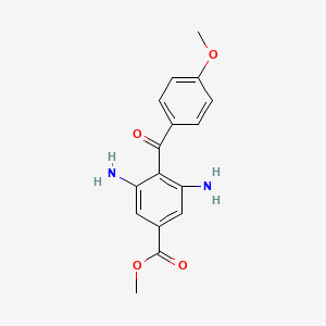 Methyl 3,5-diamino-4-(4-methoxybenzoyl)benzoate