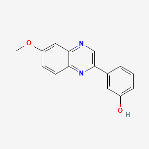 3-(6-Methoxyquinoxalin-2-yl)phenol