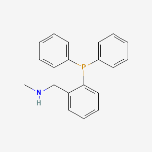 molecular formula C20H20NP B8018676 2-(Diphenylphosphino)-N-methylbenzenemethaneamine 