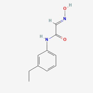 molecular formula C10H12N2O2 B8018776 N-((3-Ethylphenyl)-2-hydroxyimino)-acetamide 