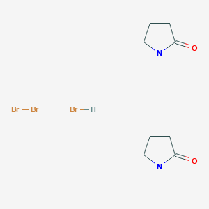 molecular formula C10H19Br3N2O2 B8018859 1-Methylpyrrolidin-2-one;molecular bromine;hydrobromide 