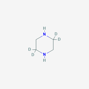 molecular formula C4H10N2 B8018927 2,2,5,5-Tetradeuteriopiperazine 