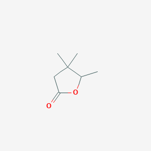 molecular formula C7H12O2 B8018984 4,4,5-Trimethyloxolan-2-one 