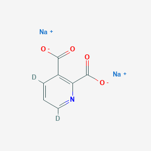 Disodium;4,6-dideuteriopyridine-2,3-dicarboxylate