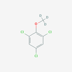 molecular formula C7H5Cl3O B8019089 1,3,5-Trichloro-2-(trideuteriomethoxy)benzene 