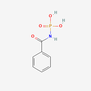 molecular formula C7H8NO4P B8019116 N-苯甲酰基氨基磷酸 CAS No. 36097-63-9