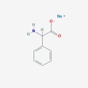 molecular formula C8H8NNaO2 B8019136 sodium;2-amino-2-phenylacetate 