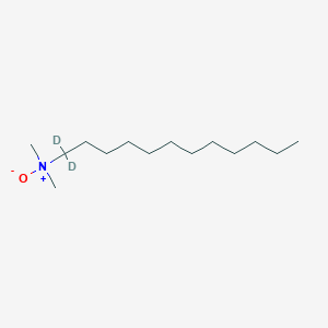 molecular formula C14H31NO B8019158 1,1-dideuterio-N,N-dimethyldodecan-1-amine oxide 