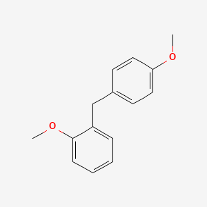molecular formula C15H16O2 B8019175 1-Methoxy-2-((4-methoxyphenyl)methyl)benzene CAS No. 30567-87-4