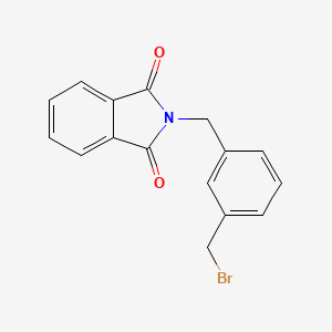 molecular formula C16H12BrNO2 B8019217 N-(3-bromomethylbenzyl)phthalimide 