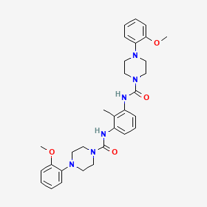 molecular formula C31H38N6O4 B8019249 2,6-Toluenediisocyanate-MOPP-adduct 