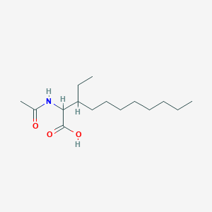 molecular formula C15H29NO3 B8019269 2-Acetamido-3-ethylundecanoic acid 