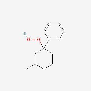 (1-Hydroperoxy-3-methylcyclohexyl)benzene