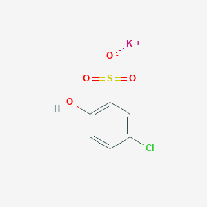 molecular formula C6H4ClKO4S B8019313 Potassium;5-chloro-2-hydroxybenzenesulfonate 