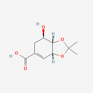 molecular formula C10H14O5 B8019588 3,4-o-Isopropylidene-shikimic acid 