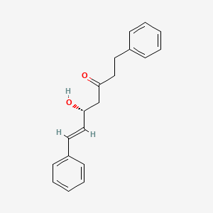 molecular formula C19H20O2 B8019593 (5R,6E)-5-Hydroxy-1,7-diphenyl-6-hepten-3-one 