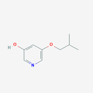 molecular formula C9H13NO2 B8019847 5-(2-Methylpropoxy)pyridin-3-ol 