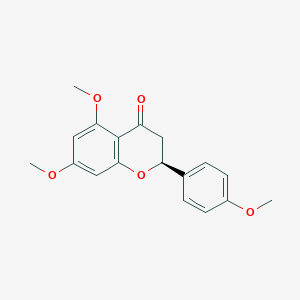 molecular formula C18H18O5 B8019869 (2S)-4',5,7-三甲氧基黄烷酮 