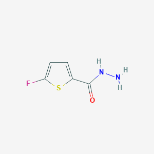 molecular formula C5H5FN2OS B8019935 5-Fluorothiophene-2-carbohydrazide 