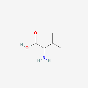 molecular formula C5H11NO2 B8019976 DL-缬氨酸 CAS No. 25609-85-2