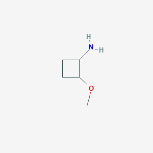 molecular formula C5H11NO B8020103 2-Methoxycyclobutan-1-amine 