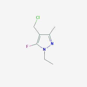 4-(chloromethyl)-1-ethyl-5-fluoro-3-methyl-1H-pyrazole