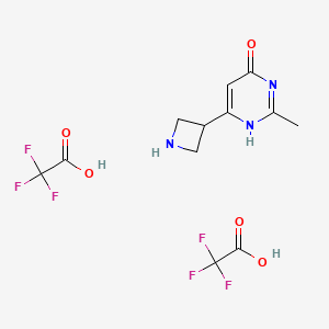 molecular formula C12H13F6N3O5 B8020219 CID 132284597 
