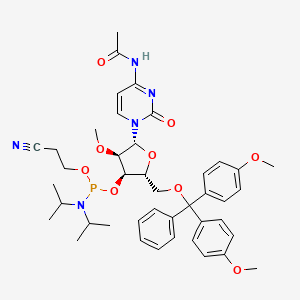 molecular formula C42H52N5O9P B8020241 2'-OMe-Ac-C Phosphoramidite 