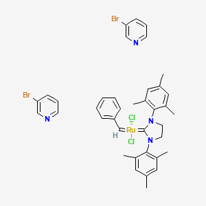 molecular formula C38H40Br2Cl2N4Ru B8020256 Grubbs Catalyst 3rd Generation 