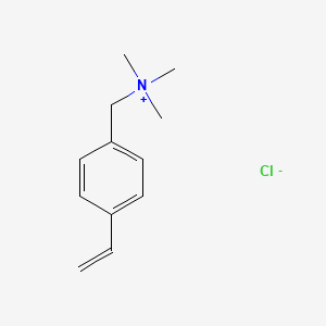 molecular formula C12H18ClN B8020457 (p-Vinylbenzyl)trimethylammonium chloride CAS No. 26780-21-2