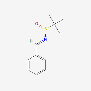 molecular formula C11H15NOS B8020471 (R)-2-methyl-N-(phenylmethylidene)propane-2-sulfinamide 
