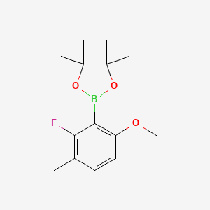 2-(2-Fluoro-6-methoxy-3-methylphenyl)-4,4,5,5-tetramethyl-1,3,2-dioxaborolane