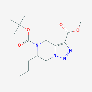 5-O-tert-butyl 3-O-methyl 6-propyl-6,7-dihydro-4H-triazolo[1,5-a]pyrazine-3,5-dicarboxylate