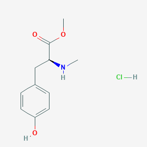 molecular formula C11H16ClNO3 B8020668 N-Me-Tyr-Ome HCl 