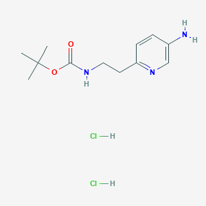 5-Amino-2-[2-(Boc-amino)ethyl]pyridine Dihydrochloride