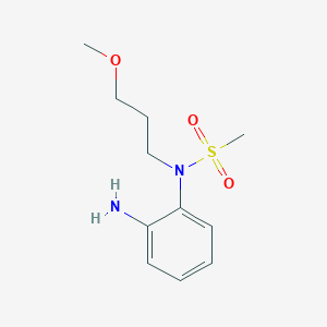 N-(2-Aminophenyl)-N-(3-methoxypropyl)methanesulfonamide