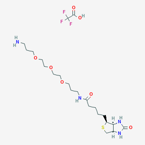 Biotin-C1-PEG3-C3-amine (TFA)