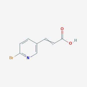 molecular formula C8H6BrNO2 B8020991 3-(6-Bromo-pyridin-3-yl)-acrylic acid 