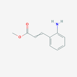 molecular formula C10H11NO2 B8021022 2-氨基肉桂酸甲酯 