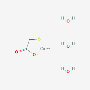 molecular formula C2H8CaO5S B8021132 Calcium sulfidoacetate--water (1/1/3) 