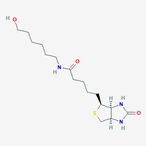 molecular formula C16H29N3O3S B8021212 N-(6-羟基己基)-5-((3aS,4S,6aR)-2-氧代六氢-1H-噻吩并[3,4-d]咪唑-4-基)戊酰胺 
