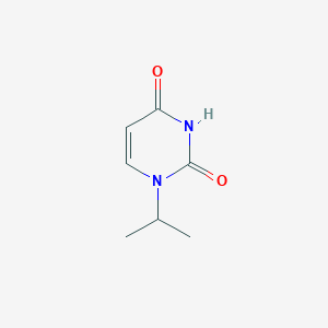 molecular formula C7H10N2O2 B8021266 1-Isopropylpyrimidine-2,4(1H,3H)-dione 
