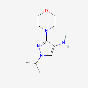 3-(morpholin-4-yl)-1-(propan-2-yl)-1H-pyrazol-4-amine