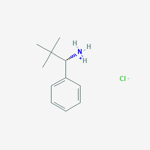 [(1S)-2,2-dimethyl-1-phenylpropyl]azanium;chloride